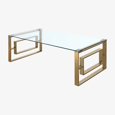 The Range Gold Metal Coffee Table, Centre Table - Gold