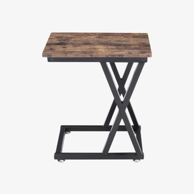 The Range C-Shape Coffee Table - Brown / 48cm / 6kg