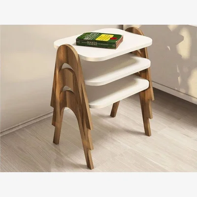 The Range Paris Coffee Table with Tray - White