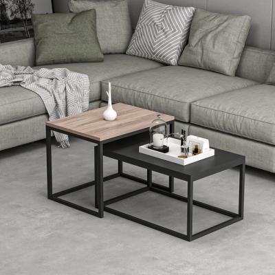 The Range Leka Metal Leg Coffee Table - Taupe