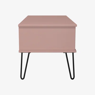 The Range Harlequin Ready Assembled 1 Drawer Coffee Table - Kobe Pink