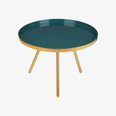 The Range Enox Large Diesel Green and Gold Coffee Table - Gold