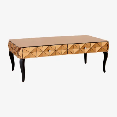 The Range Soho Copper Coffee Table - Black