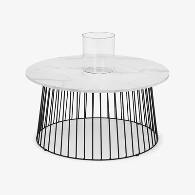 The Range Broadway Coffee Table - White Marble