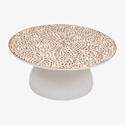 The Range Malda Mango Wooden Round Coffee Table - Brown