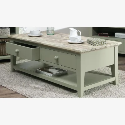 The Range Florence Coffee Table - Sage Green
