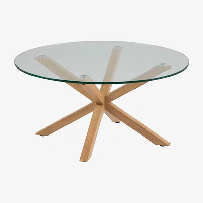 The Range Heaven Coffee Table  - Smoked and Oak