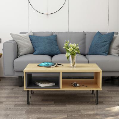 The Range Mendoz Modern Coffee Table Multipurpose - Anthracite Grey