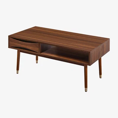 The Range Dawson Coffee Table - Walnut - Brown