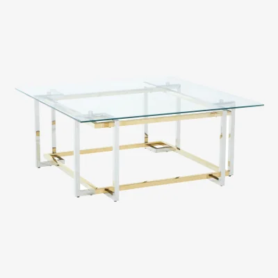 The Range Elino Silver and Gold Coffee Table - Gold