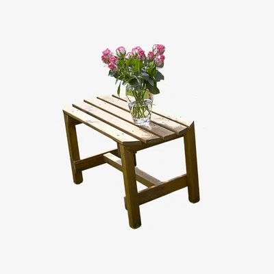 The Range Rustic Wooden Traditional Coffee Table - Natural