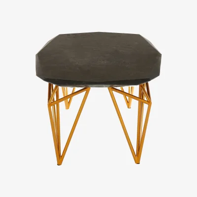 The Range Relic Black Marble Coffee Table - Black