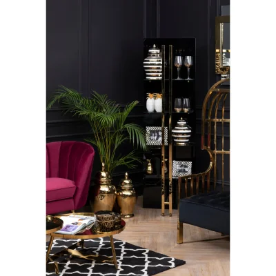 The Range Alvaro Gold Set Of 2 Round Coffee Tables - Gold