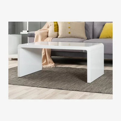 The Range Enzo White High Gloss Coffee Table - White