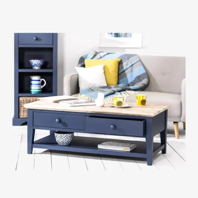 The Range Florence Coffee Table - Navy Blue