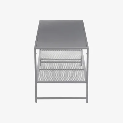 The Range Acero Grey Metal Coffee Table - Grey