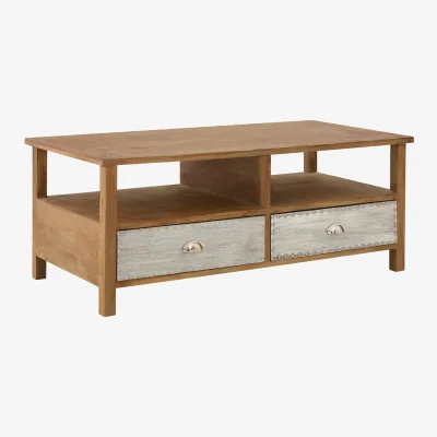 The Range Shoreditch Coffee Table - Silver
