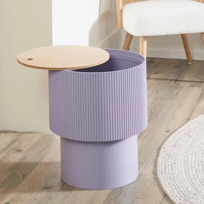 The Range Round Storage Coffee Table - Lilac