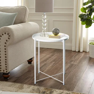 The Range Small Round Coffee Table - White / 3.5kg