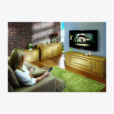 The Range Sherwood Bottom Drawer Coffee Table - Modern Oak