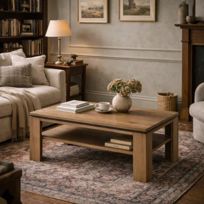 The Range Nightbloom and Effect Coffee Table Rectangular - Grey