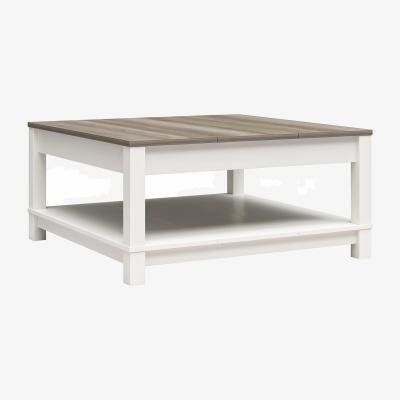 The Range Chapel Hill Coffee Table White Brown Oak - White