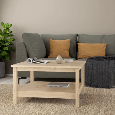 The Range Madrid Coffee Table in Jackson Hickory Oak - White