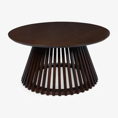 The Range Ollie Round Coffee Table - Dark Oak