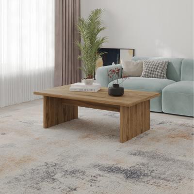 The Range Decortie Modern Scandi Coffee Table with Soft Corners - Whiskey Oak