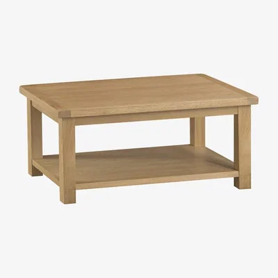 The Range Bisbrooke Country Coffee Table - Medium Oak