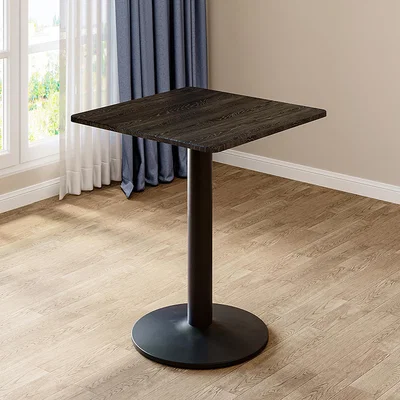 The Range Stylish Square Cafe Table - Black
