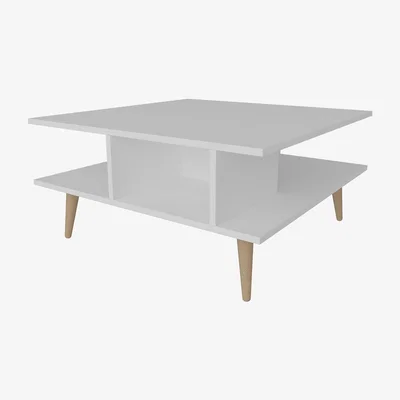 The Range Akya 89cm Wide Coffee Table White - White