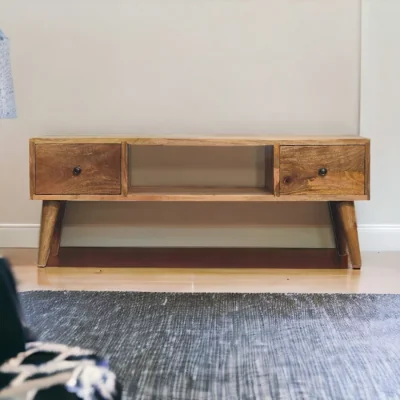The Range Solid Wood Classic Oak-ish Coffee Table - Brown