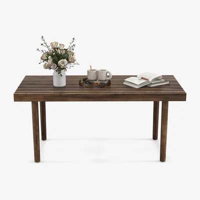 The Range 98CM Rustic Tea Table Coffee Table - Brown