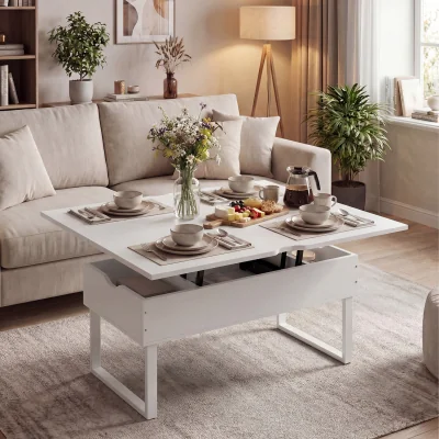 The Range 3-in-1 Lift Top Coffee Table - White