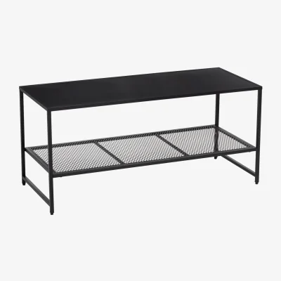 The Range Acero Black Metal Coffee Table - Black