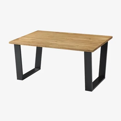 The Range Texas Coffee Table Black Metal Legs