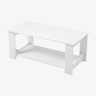The Range Solid Coffee Table - White