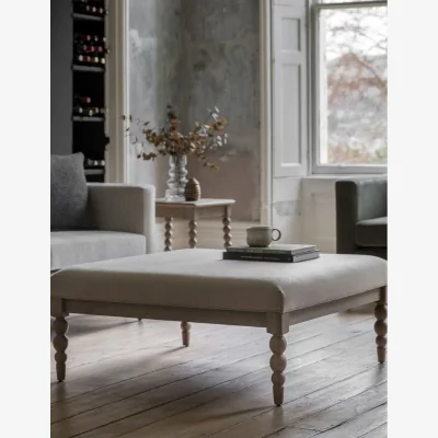 Rose & Grey Frances Bobbin Upholstered Coffee Table