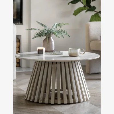 Rose & Grey Vince Marble Coffee Table