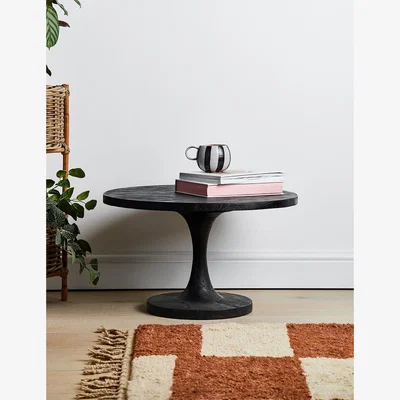 Rose & Grey Isabel Black Mango Wood Coffee Table