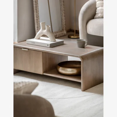 Rose & Grey Carolina 1 drawer Coffee Table