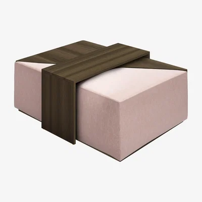 Sofa.com Astaire Modular Coffee Table Set Footstoolin Pavilion Pink Brushstroke