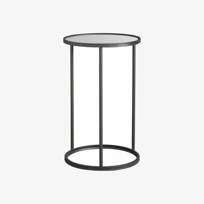 Sofa.com Perfectly Pristine Holden Side Table in Black Metal - sofa.com