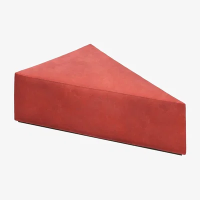 Sofa.com Astaire Upholstered Coffee Table Footstool in Wild Raspberry Smart Velvet - sofa.com