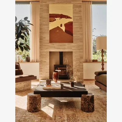 Soho Home Torren Coffee Table, Dark Emperador