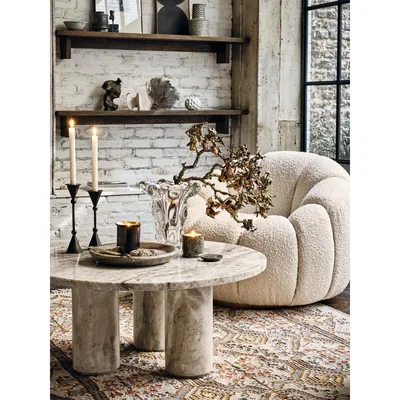Soho Home Tisbury Coffee Table, Fantasy Brown Marble