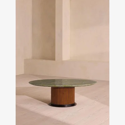 Soho Home Murcell Coffee Table, Brazilian Green Marble