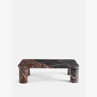 Soho Home Carter Coffee Table, Rosso Levanto Marble
