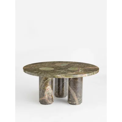 Soho Home Tisbury Coffee Table, Jurassic Green Marble